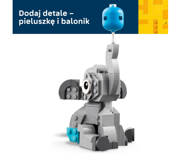 LEGO ICONIC 40814 Słoniątko na niebie - 1529758 - zdjęcie 6